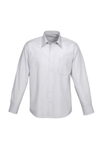 Picture of Biz Collection Mens Ambassador Stripe Shirt Long Sleeve 75% Polyester 25% Cotton, yarn dyed